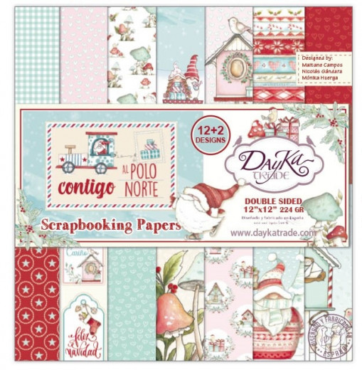 DayKa Trade Contigo Al Polo Norte 12x12 Paper Pad