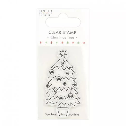 Simply Creative Clear Stamps - Christmas Tree