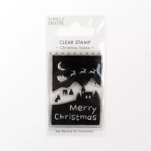 Simply Creative Clear Stamps - Christmas Scene