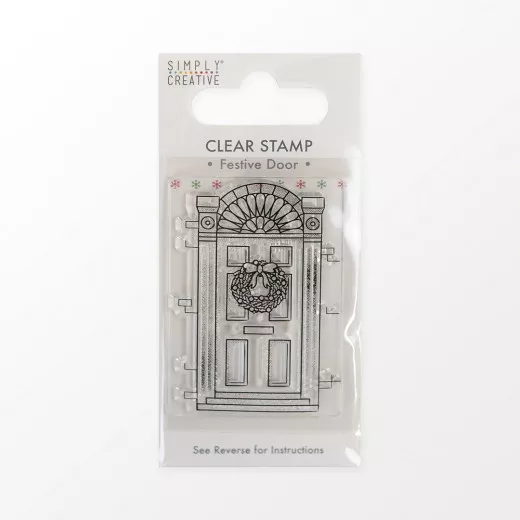 Simply Creative Clear Stamps - Festive Door