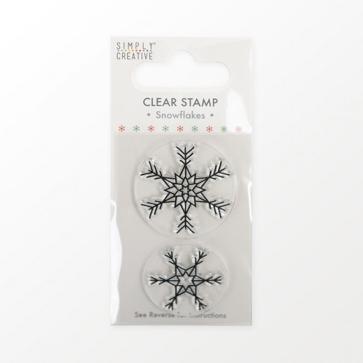 Simply Creative Clear Stamps - Snowflakes