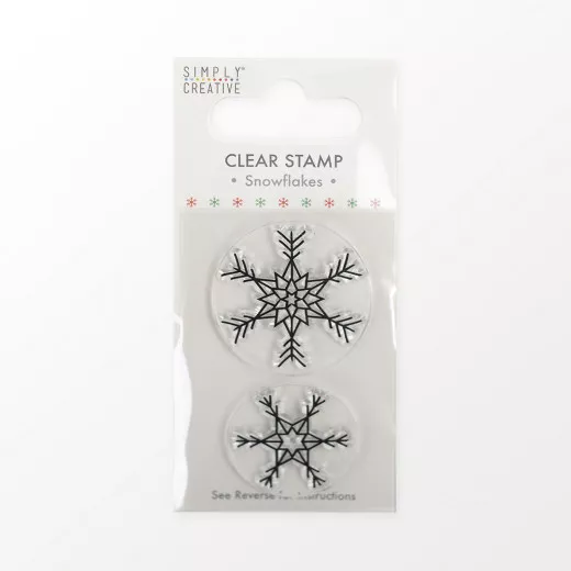 Simply Creative Clear Stamps - Snowflakes