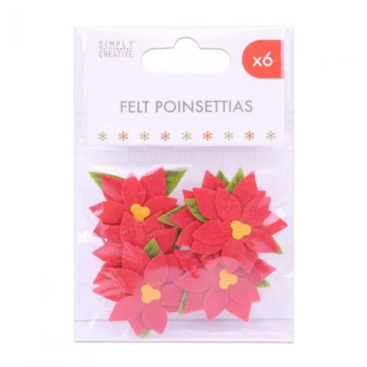 Simply Creative Basics Felt Poinsettias