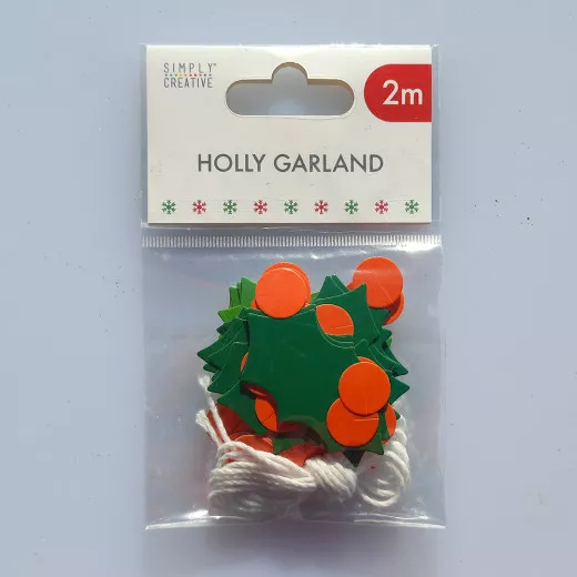 Simply Creative Holly Garland