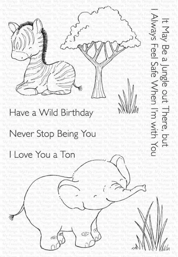 Clear Stamps - Sweetest Safari Set 1