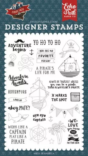 Clear Stamps - Land Ho