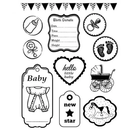 Cling Stamps - Baby