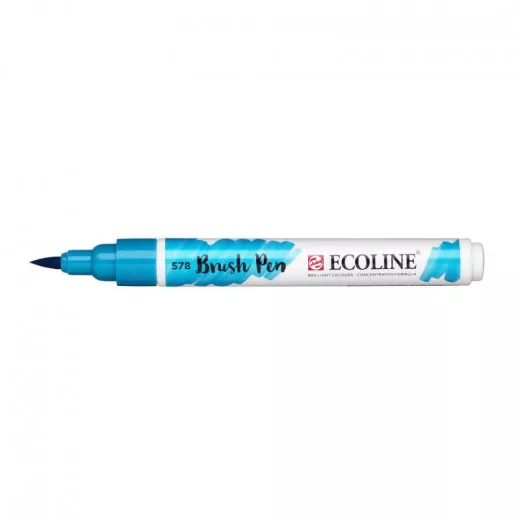 Ecoline Brush Pen - Himmelblau Cyan