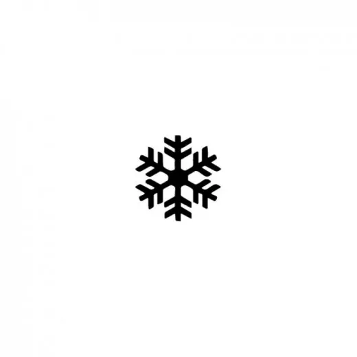 Holzstempel Mini - Schneeflocke