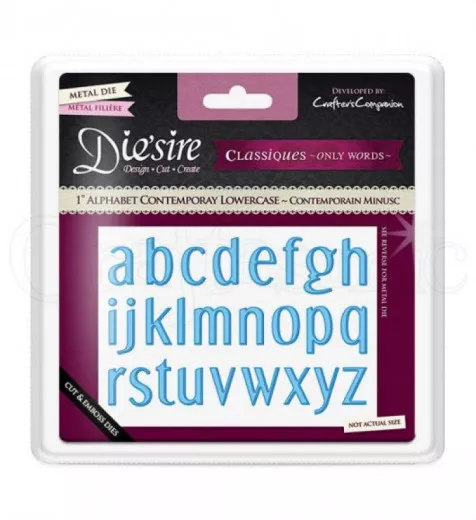 Diesire Classiques 1inch Alphabet - Stanzschablone - Zeigenössis