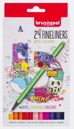 Bruynzeel Fineliner 24er Set