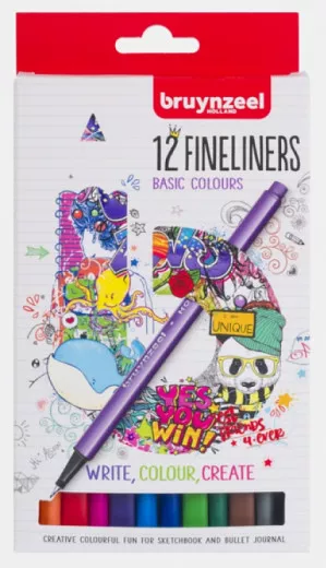 Bruynzeel Fineliner 12er Set