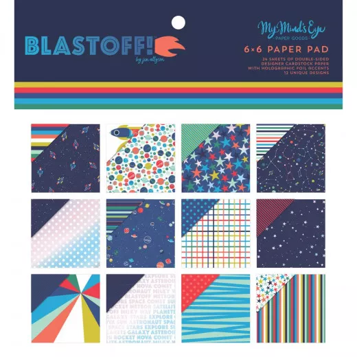 Blast Off 6x6 Paper Pad