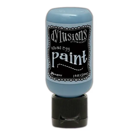 Dylusions Flip-Cap-Flasche Acrylfarbe in der Farbe Robins Egg (helles Taubenblau)