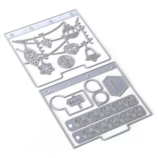 Metal Cutting Die - Planner Essentials 35 - Holiday Tab Pages