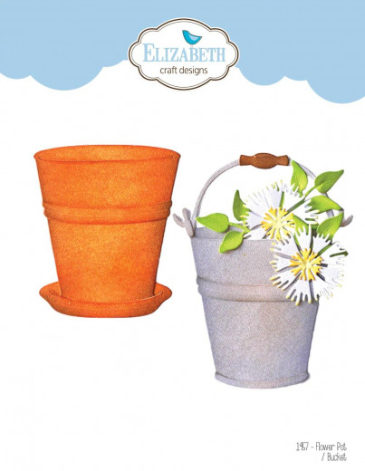 Metal Cutting Die - Flower Pot Bucket