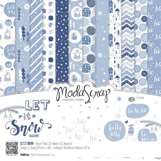 ModaScrap 12x12 Paper Pack - Let It Snow