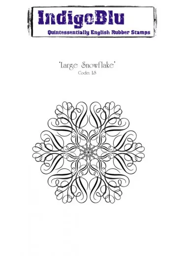 Mounted Stamps - Large Snowflake