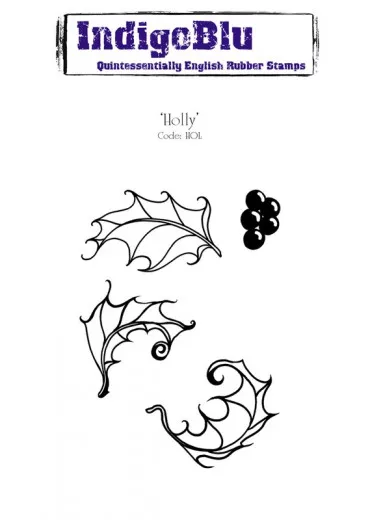 Mounted Stamps - Holly