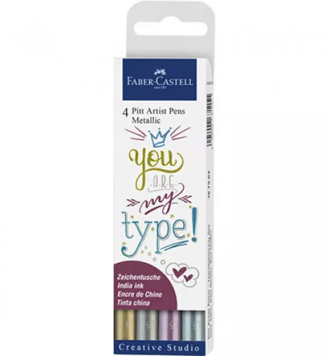 Pitt Artist Pen Metallic Set