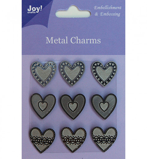 Metal Charms - Herzen