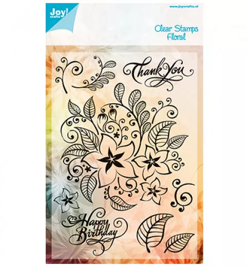 Clear Stamps - Floral Pattern