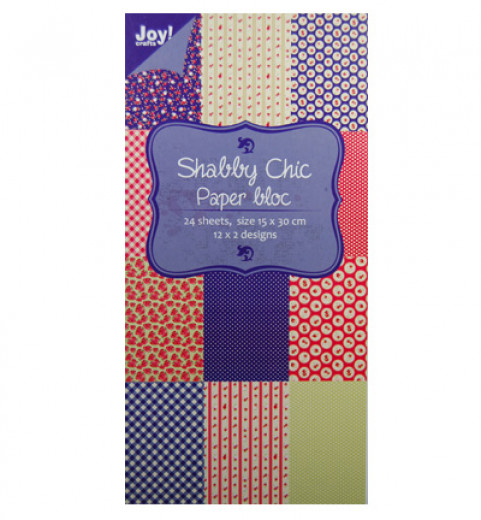 Paper Bloc - Shabby Chic blau