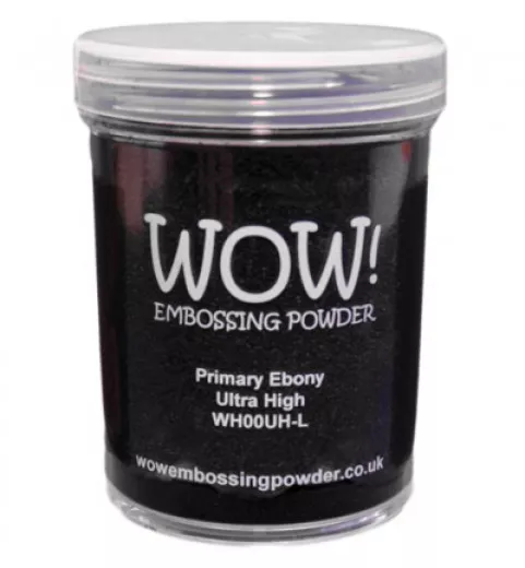 Wow Embossing Powder - Primary Ebony Ultra High (gross)