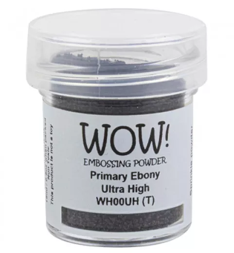 WOW! Embossing Powder - Ebony Ultra High (T)