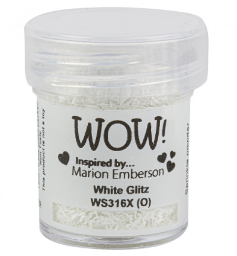 Wow Embossing Glitter - White Glitz X