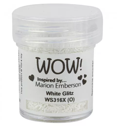 WOW! Embossing Glitter - White Glitz (O)