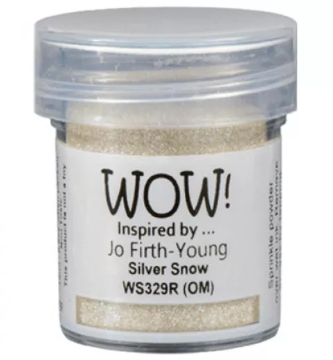 WOW! Embossing Glitter - Silver Snow (O, M)