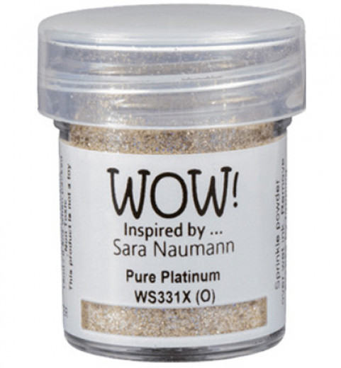 Wow Embossing Glitter - Pure Platinum