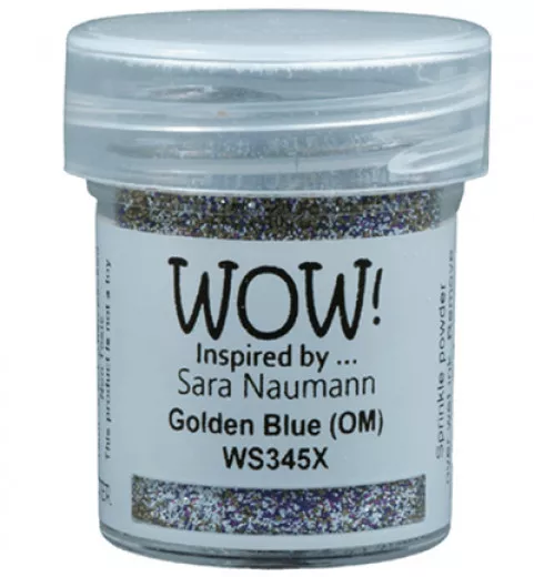 WOW! Embossing Glitter - Golden Blue (O, M)