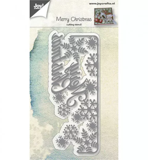 Schneideschablone - Text Merry Christmas