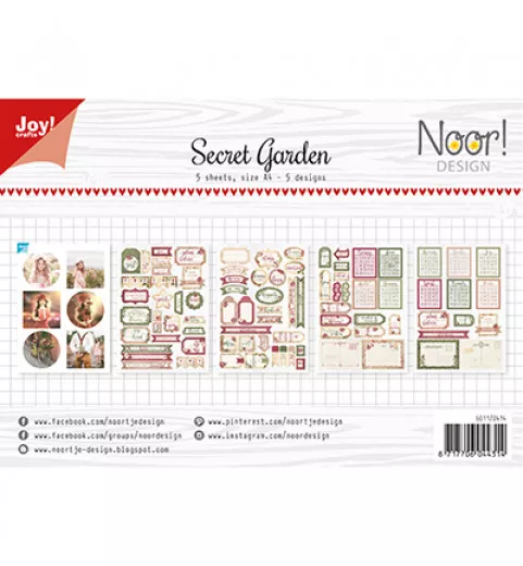 Paper Set - Secret Garden