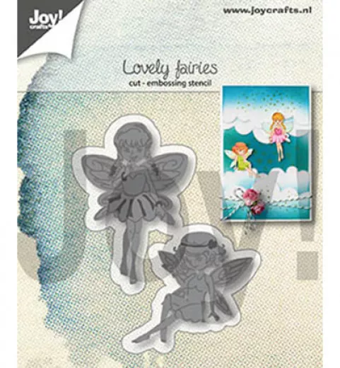 Stanzschablone - Lovely Fairies