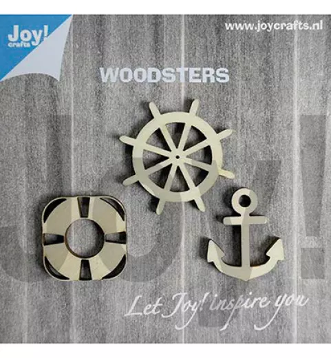 Woodsters - Anker, Rettungsring, Steuerrad