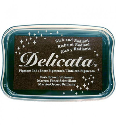 Delicata Stempelkissen - Dark Brown Shimmer