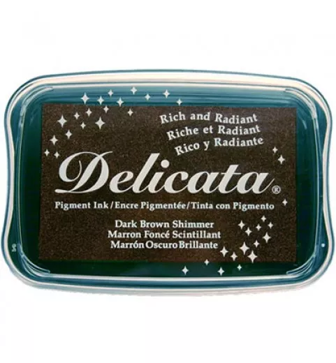 Delicata Stempelkissen - Dark Brown Shimmer