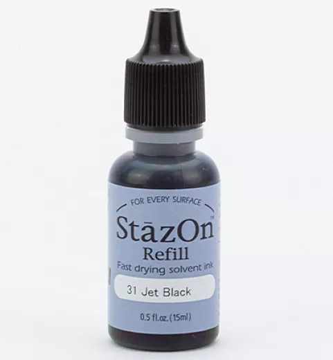 StazOn Re-Inker - Jet Black