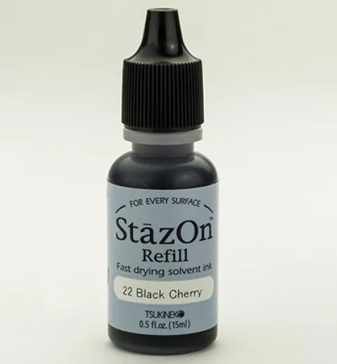 StazOn Re-Inker - Black Cherry