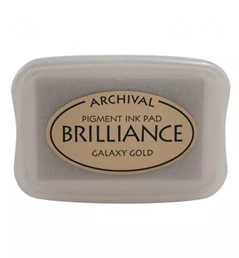 Brilliance Pigment Ink Pad - Galaxy Gold