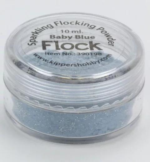 Sparkling Flocking Powder - Baby Blue