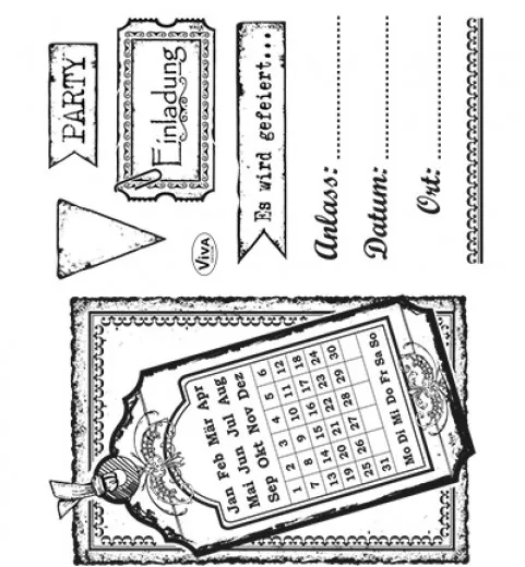 Clear Stamps - Einladung