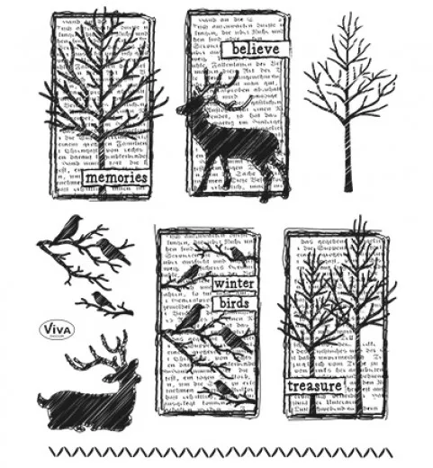 Clear Stamps - Winterimpressionen