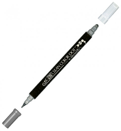 Clean Color Dot Stift - Metallic Silber