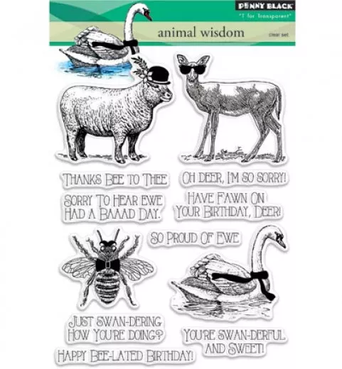 Clear Stamps - Animal Wisdom