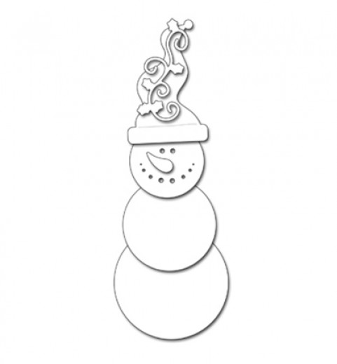 creative Dies - Snowman Smile