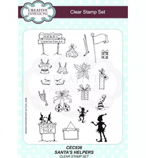 Clear Stamps Set - Santas Helpers